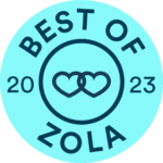 Best of Zola Weddings 2023 recipient badge
