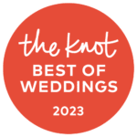 The Knot best of weddings 2023 recipient badge