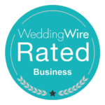 WeddingWire rated badge